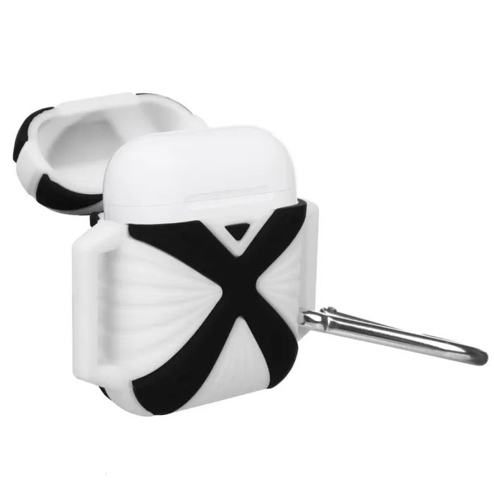 Чехол для наушников X-HuWei i-Smile для Apple AirPods IPH1443 Red+White (702334) изображение 2