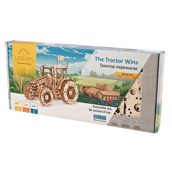 Конструктор Ugears Трактор перемагає (6337390) зображення 7
