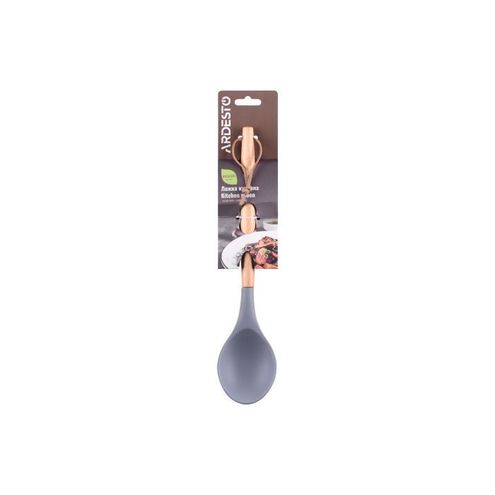 Ложка поварская Ardesto Midori Silicon/Wood (AR3017GB) изображение 2