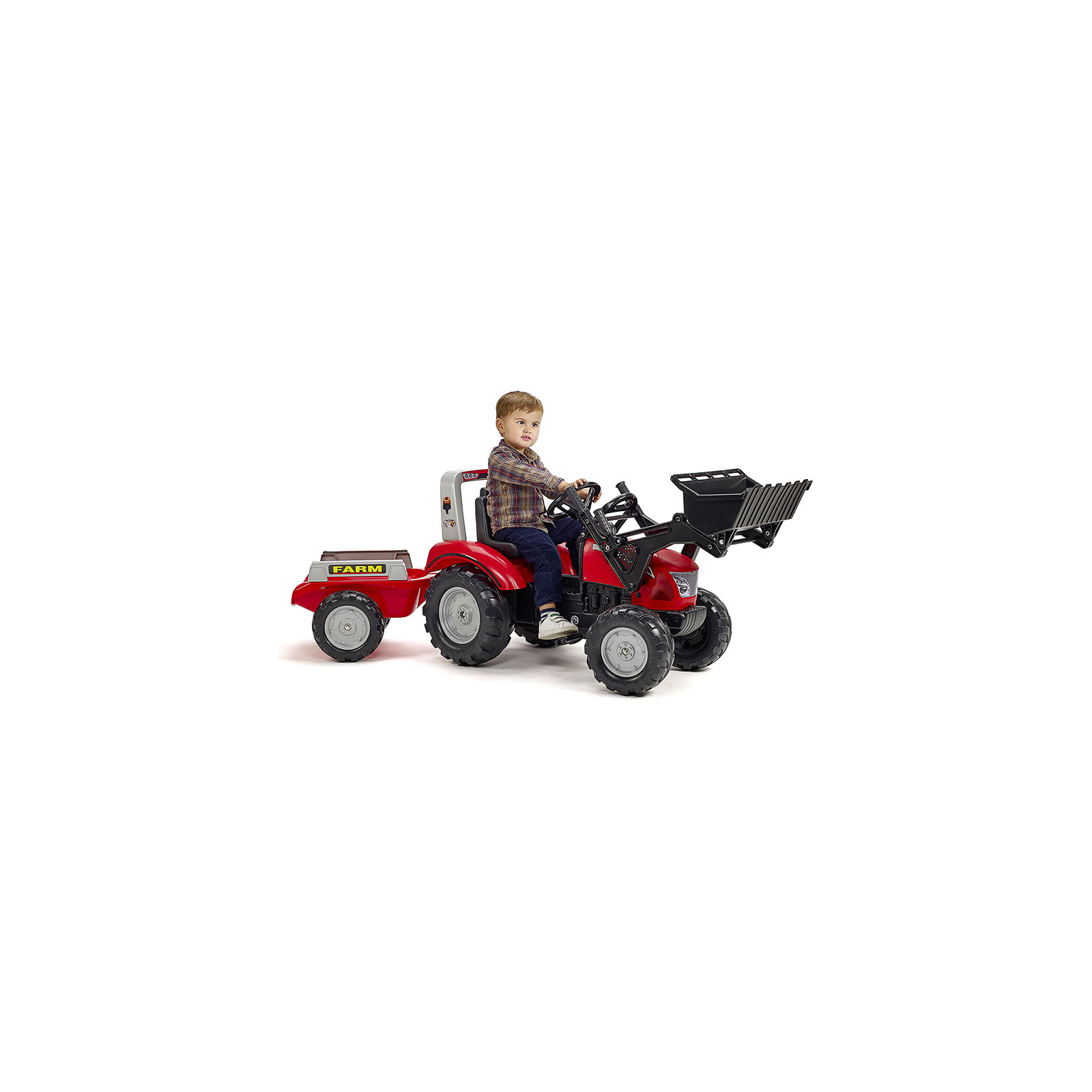 Веломобиль Falk Maccormick трактор на педалях Красный (3020AM) изображение 2