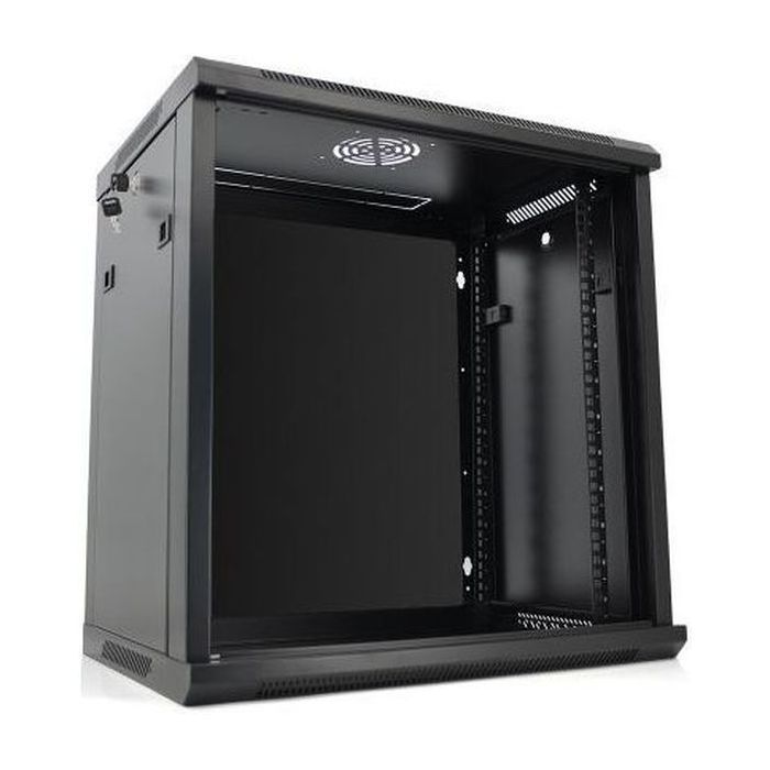 Шкаф настенный Merlion 12U 19" 600*450*634 (Ш*Г*В)мм, black (Ml3-6412) изображение 2