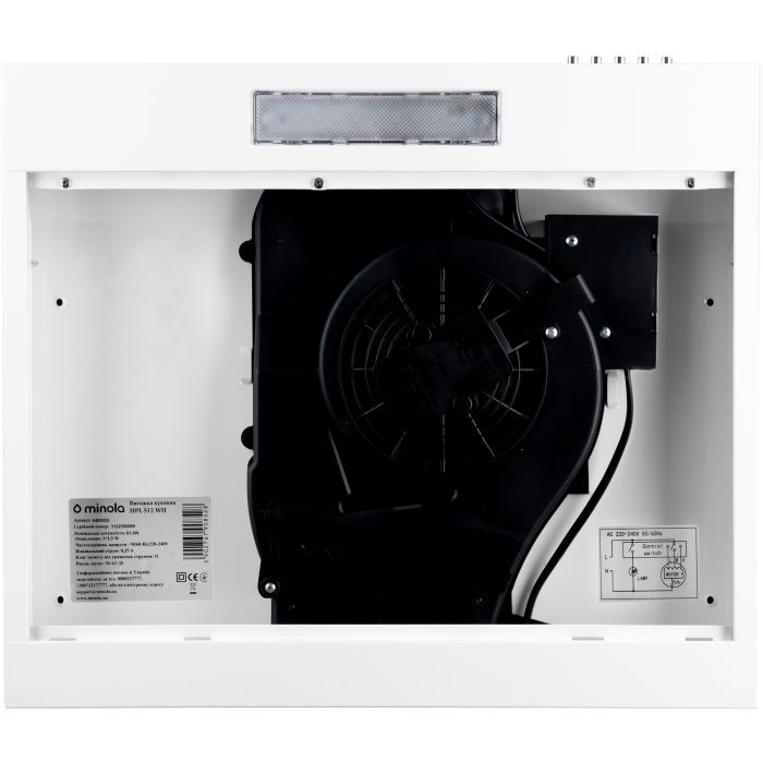 Витяжка кухонна Minola HPL 512 BL зображення 6