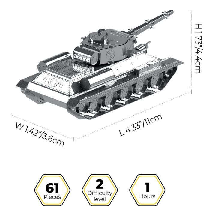 Конструктор Metal Time колекційна модель T-34/85 (MT071) зображення 2