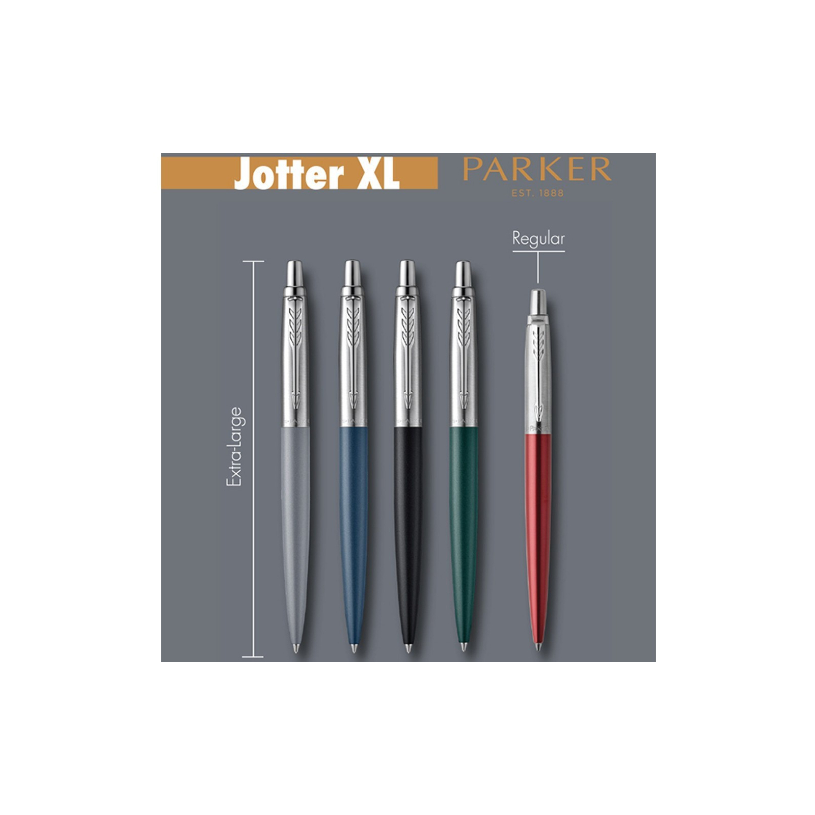 Ручка кулькова Parker JOTTER 17 XL Matt Gold CT BP (13 432) зображення 2