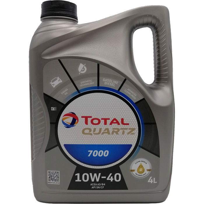 Моторное масло Total QUARTZ 7000 10w40 4л (214107)