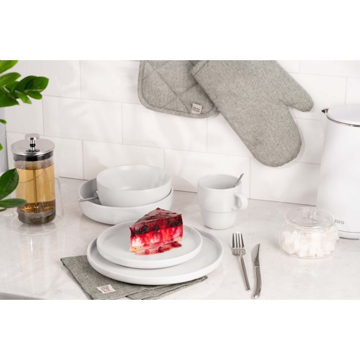 Тарелка Ardesto Trento Dessert 20,5 см White (AR2920TW) изображение 2