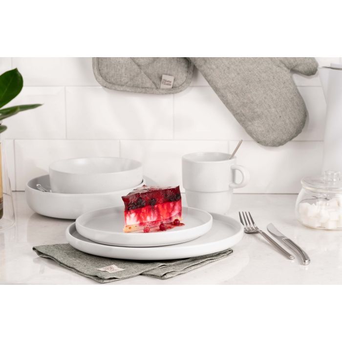 Тарелка Ardesto Trento Dessert 20,5 см White (AR2920TW) изображение 3