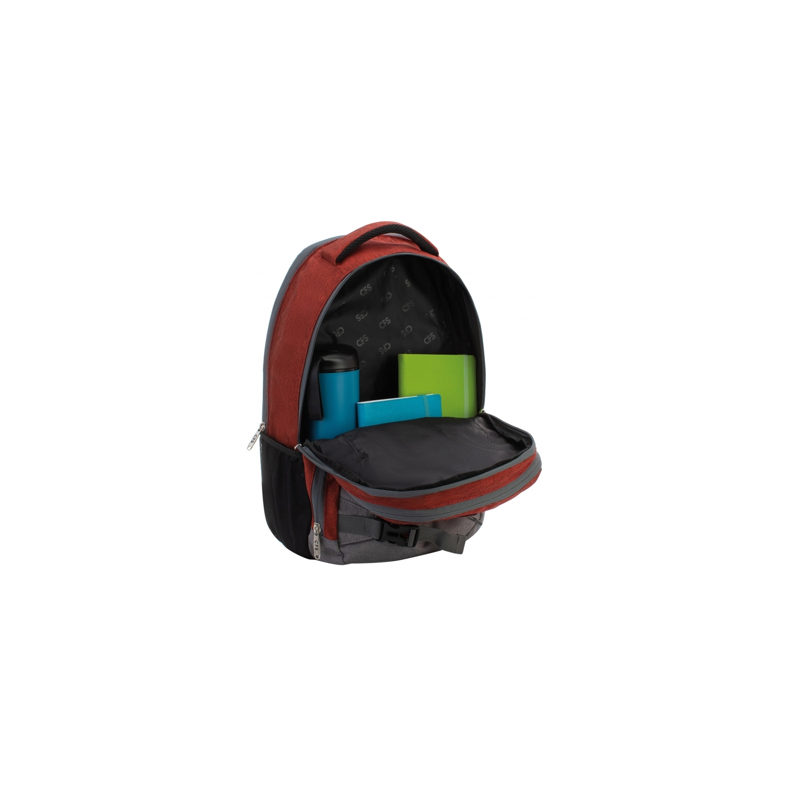 Рюкзак школьный Cool For School 43 x 28 x 15 см 18 л Красно-серый (CF86347) изображение 5