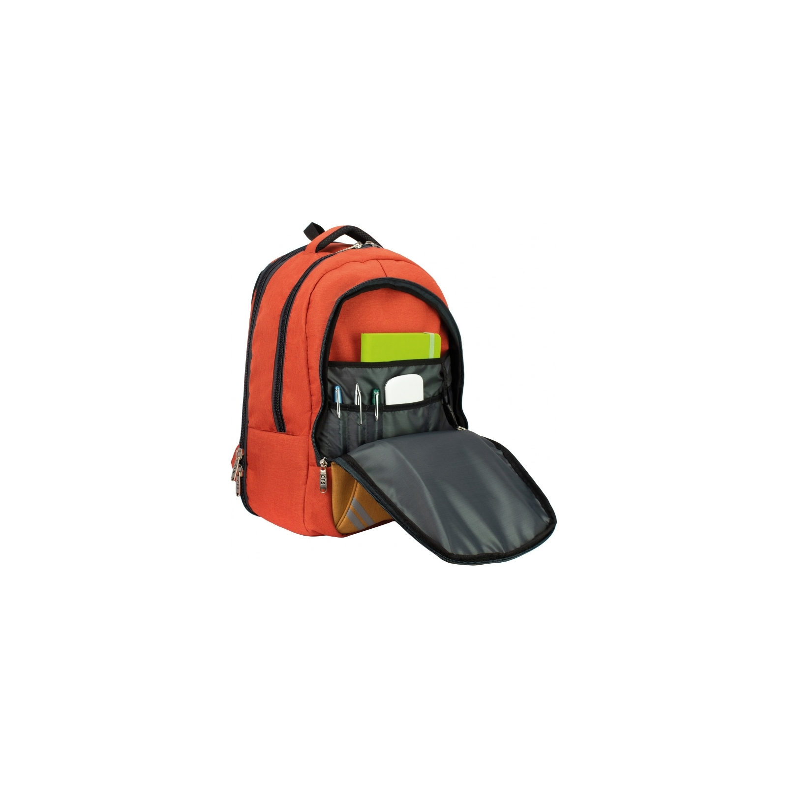 Рюкзак школьный Cool For School 44x32x20 см 28 л Оранжево-рыжий (CF86588-07) изображение 6