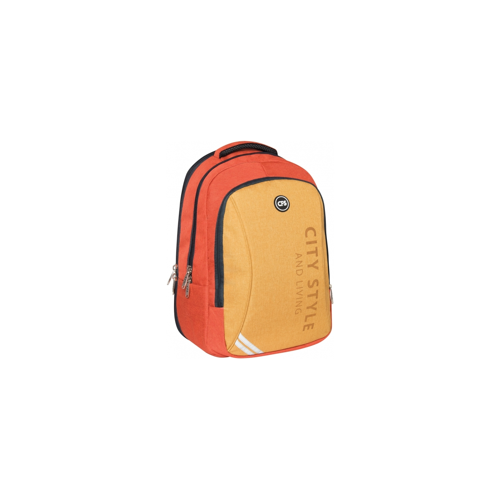 Рюкзак шкільний Cool For School 44x32x20 см 28 л унісекс Зелено-рудий (CF86588-04)