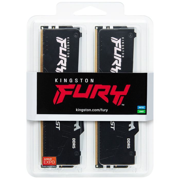 Модуль памяти для компьютера DDR5 16GB (2x8GB) 5200 MHz Beast RGB Kingston Fury (ex.HyperX) (KF552C36BBEAK2-16) изображение 6