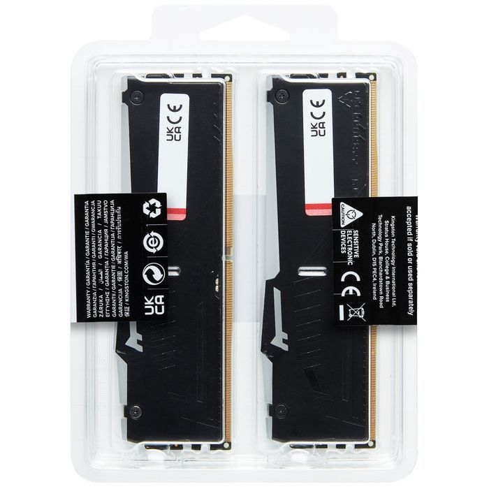 Модуль памяти для компьютера DDR5 16GB (2x8GB) 5200 MHz Beast RGB Kingston Fury (ex.HyperX) (KF552C36BBEAK2-16) изображение 7
