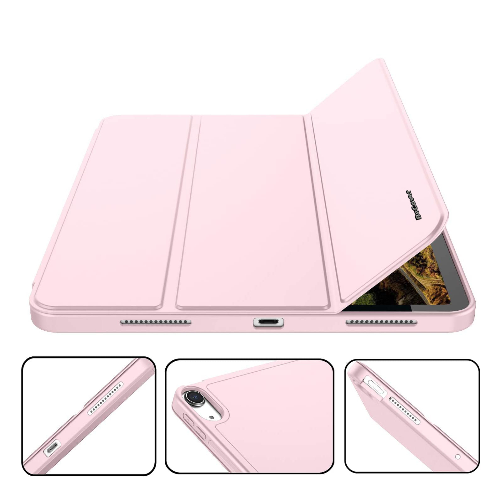 Чохол до планшета BeCover Direct Charge Pen mount Apple Pencil Apple iPad Air 5 (2022) 10.9" Pink (708780) зображення 5