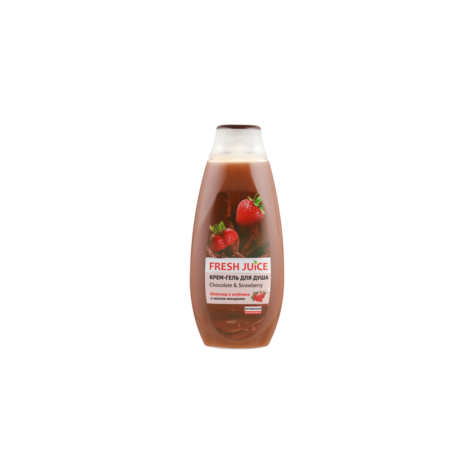 Гель для душа Fresh Juice Chocolate & Strawberry 400 мл (4823015936081)