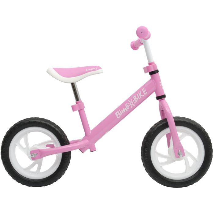 Біговел Bimbo Bike 12`, рожево-білий (75901-IS) зображення 2