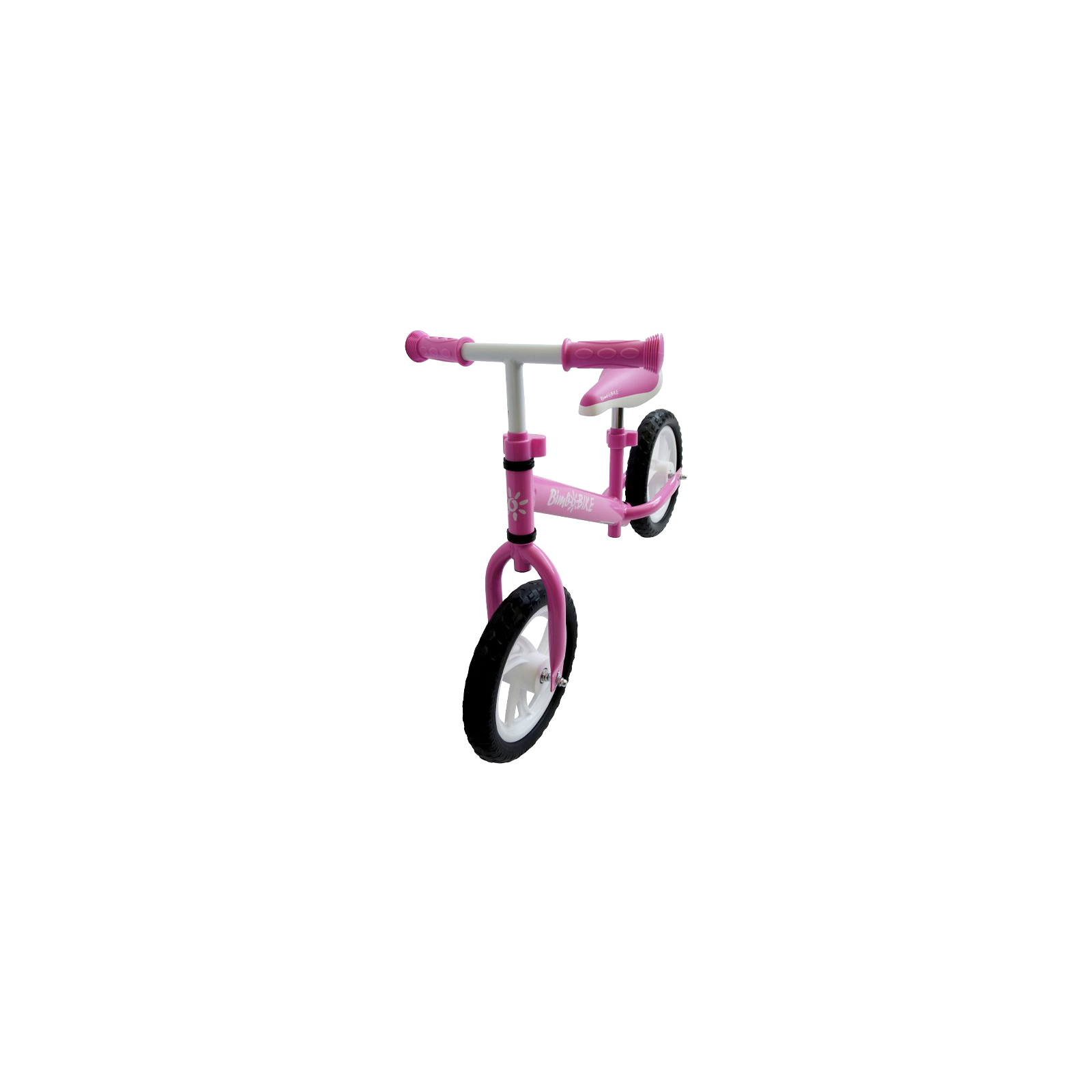 Беговел Bimbo Bike 12`, розово-белый (75901-IS) изображение 3