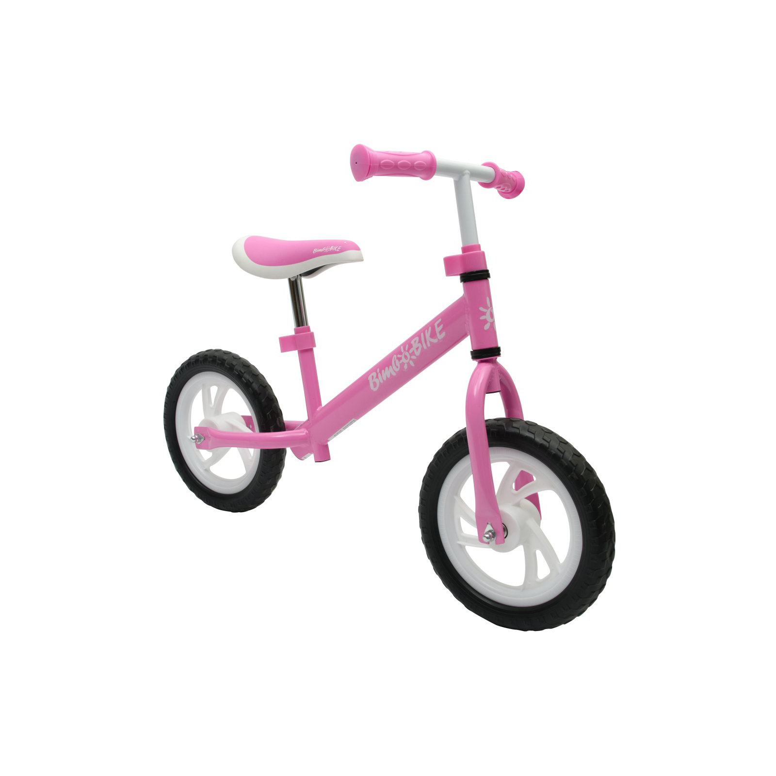Беговел Bimbo Bike 12`, розово-белый (75901-IS)