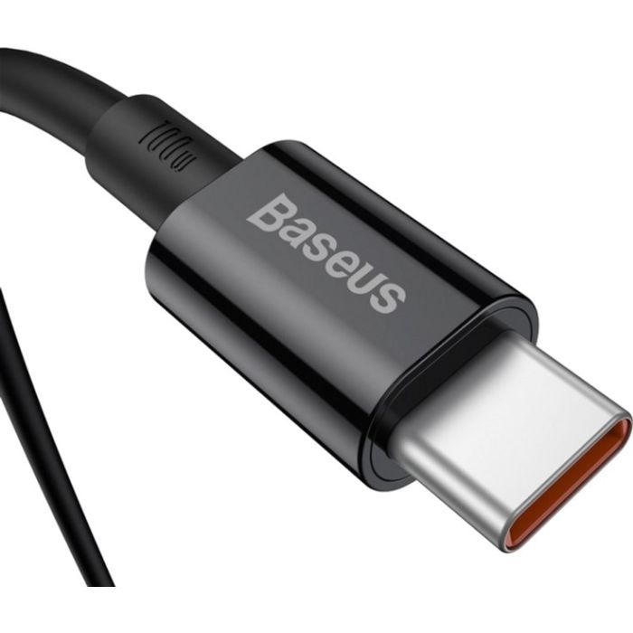 Дата кабель USB-C to USB-C 1.0m 5A Black Baseus (CATYS-B01) изображение 2
