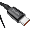 Дата кабель USB-C to USB-C 1.0m 5A Black Baseus (CATYS-B01) изображение 2