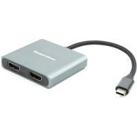 Photos - Other for Computer Power Plant Адаптер USB Type-C to 2x HDMI, 4K, 60Hz PowerPlant  CA913831 (CA913831)