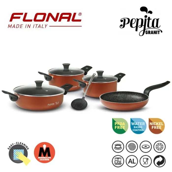 Набор посуды Flonal Pepita Granit 8 предметів (PGFSET08PZ) изображение 3