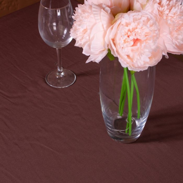 Скатерть MirSon Водонепроницаемая №401 Satin Waterproof Chocolate 140x260 см (2200006739371) изображение 2