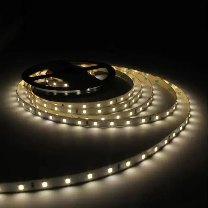 Світлодіодна стрічка LED-STIL 4000K 6 Вт/м 2835 60 діодів IP33 24 Вольта 600 lm нейтральне світло (DFP2835-60A4-IP33-24V) зображення 2