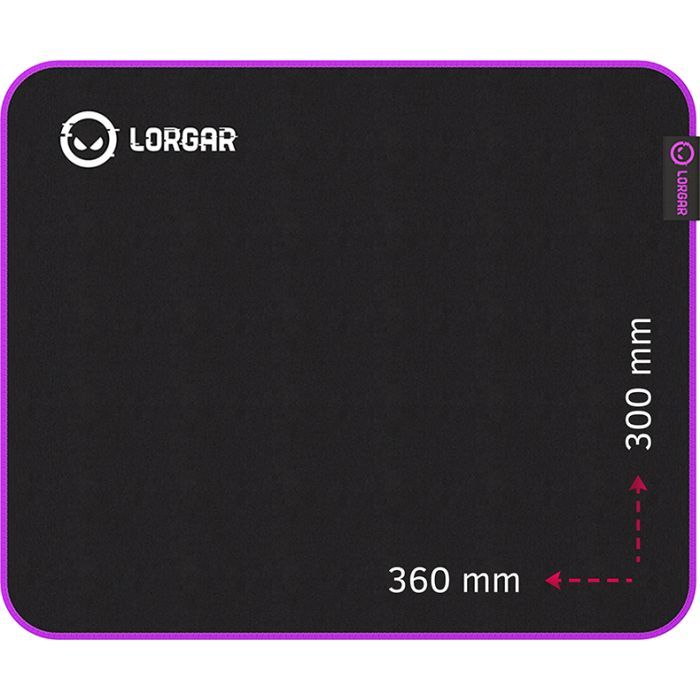 Коврик для мышки Lorgar Main 313 Black/Purple (LRG-GMP313)