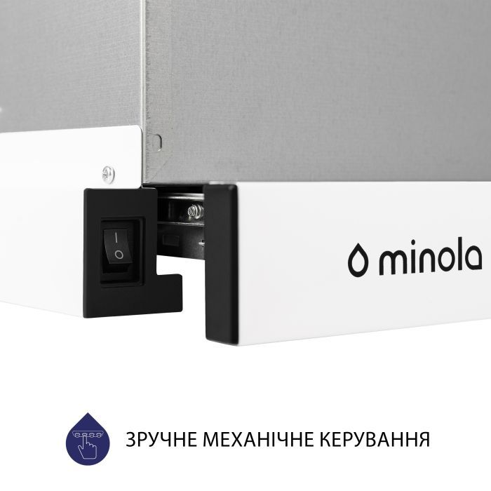 Витяжка кухонна Minola HTL 614 BL LED зображення 7