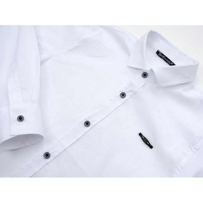 Рубашка детская Blueland с длинным рукавом (10680-140B-white) изображение 3