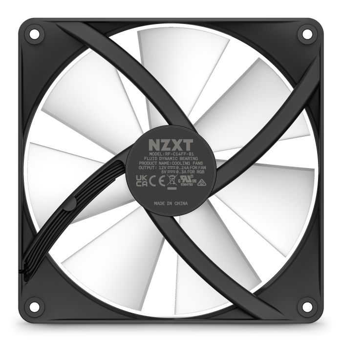 Кулер для корпуса NZXT F140RGB (RF-C14SF-B1) изображение 3