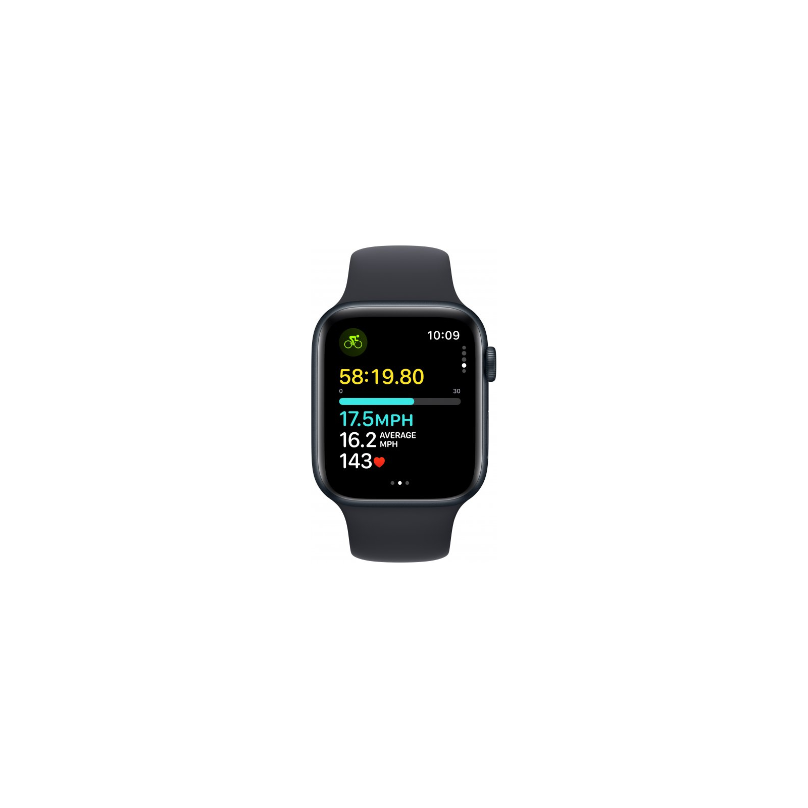 Смарт-часы Apple Watch SE 2023 GPS 44mm Midnight Aluminium Case with Midnight Sport Band - M/L (MRE93QP/A) изображение 6