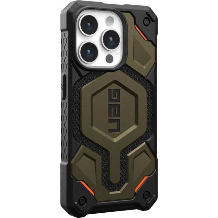 Чохол до мобільного телефона UAG Apple iPhone 15 Pro Monarch Pro Magsafe, Kevlar Elemental Green (11422111397B) зображення 3