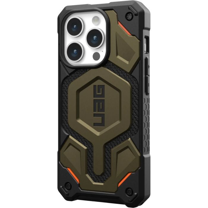 Чохол до мобільного телефона UAG Apple iPhone 15 Pro Monarch Pro Magsafe, Kevlar Elemental Green (11422111397B) зображення 5