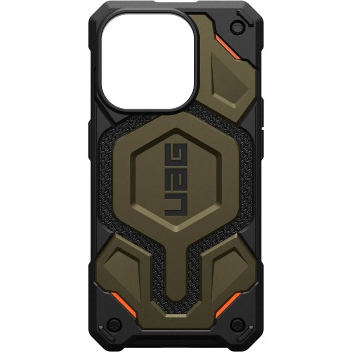 Чохол до мобільного телефона UAG Apple iPhone 15 Pro Monarch Pro Magsafe, Kevlar Elemental Green (11422111397B) зображення 7