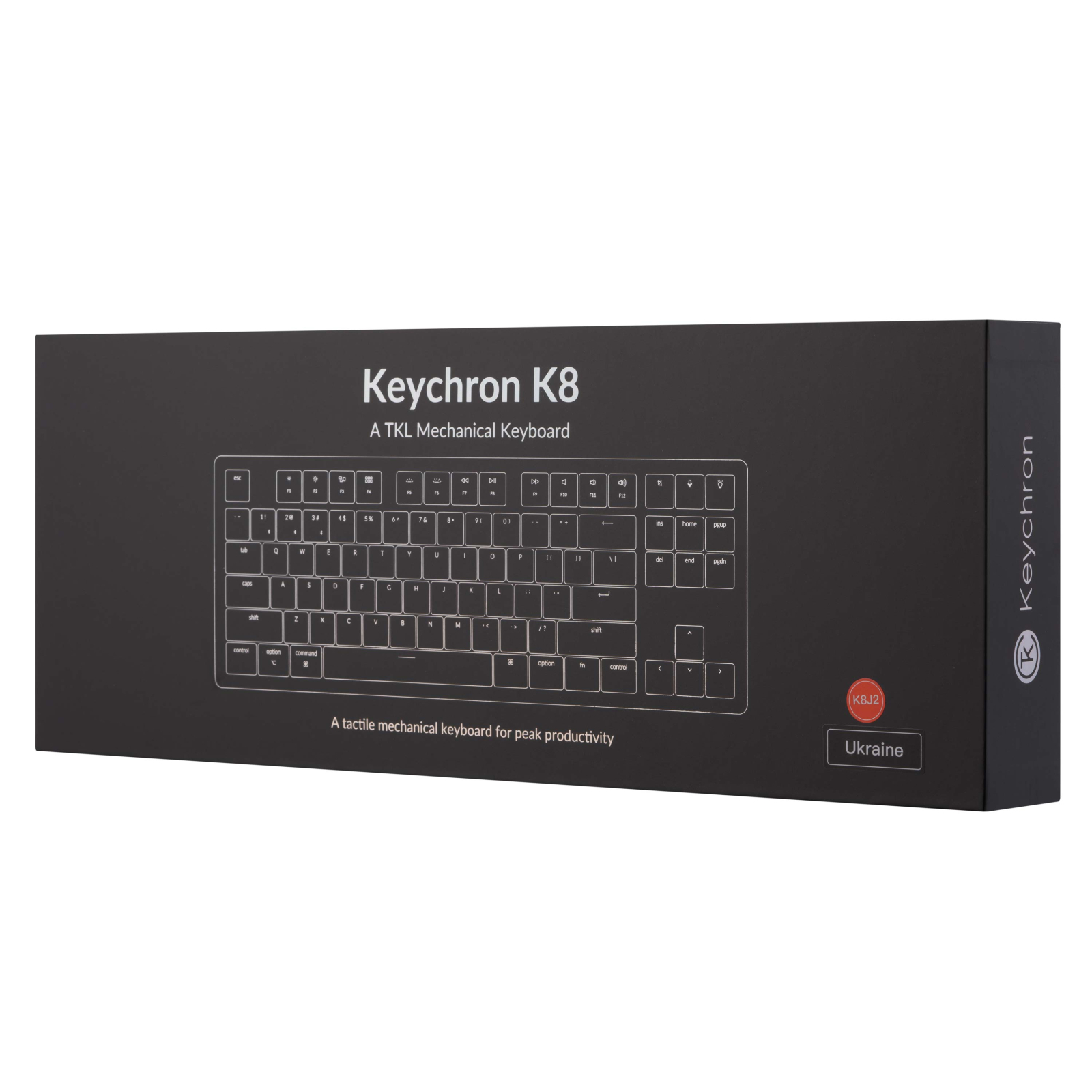 Клавіатура Keychron K8 87Key Gateron G Pro Blue Hot-Swap UA RGB Black (K8H2_KEYCHRON) зображення 12