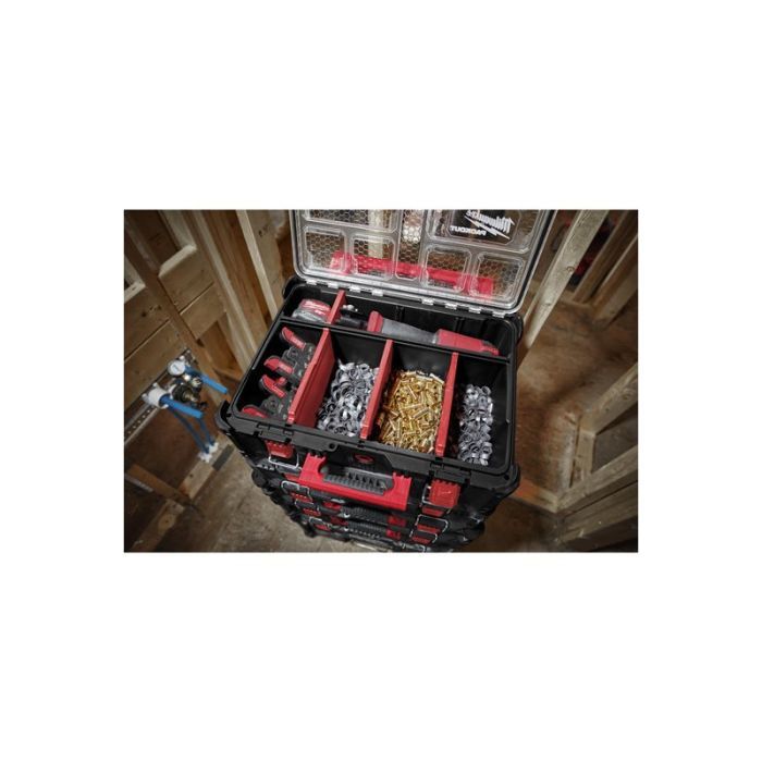 Ящик для инструментов Milwaukee органайзер глубокий PACKOUT 507x386x170 (4932478625) изображение 6