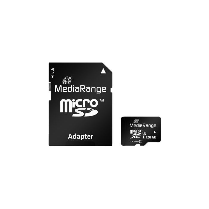 Карта памяти Mediarange 128GB microSD class 10 UHS-I (MR945)