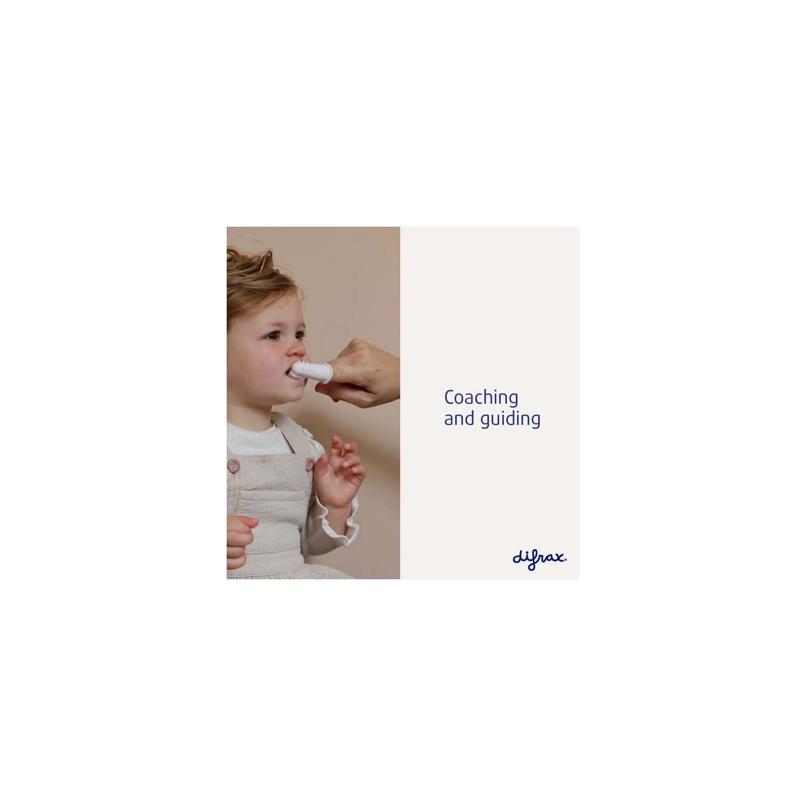 Детская зубная щетка Difrax Cиликоновая, массажная, Blue (377 Blue) изображение 3