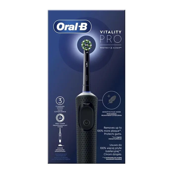 Електрична зубна щітка Oral-B Vitality D103.413.3 Protect x clean (4210201427124) зображення 3