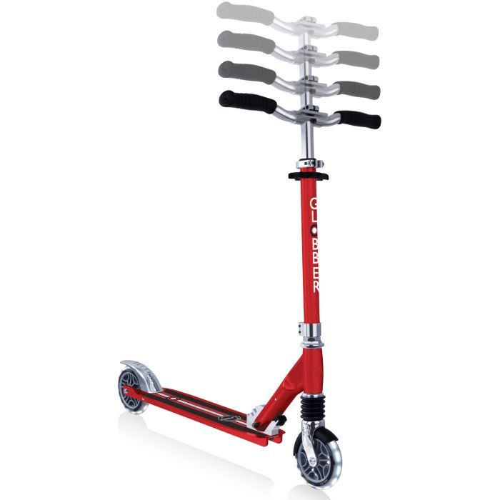 Самокат Globber Flow Element Comfort Lights колеса з підсвічуванням Червоний (727-102) зображення 3