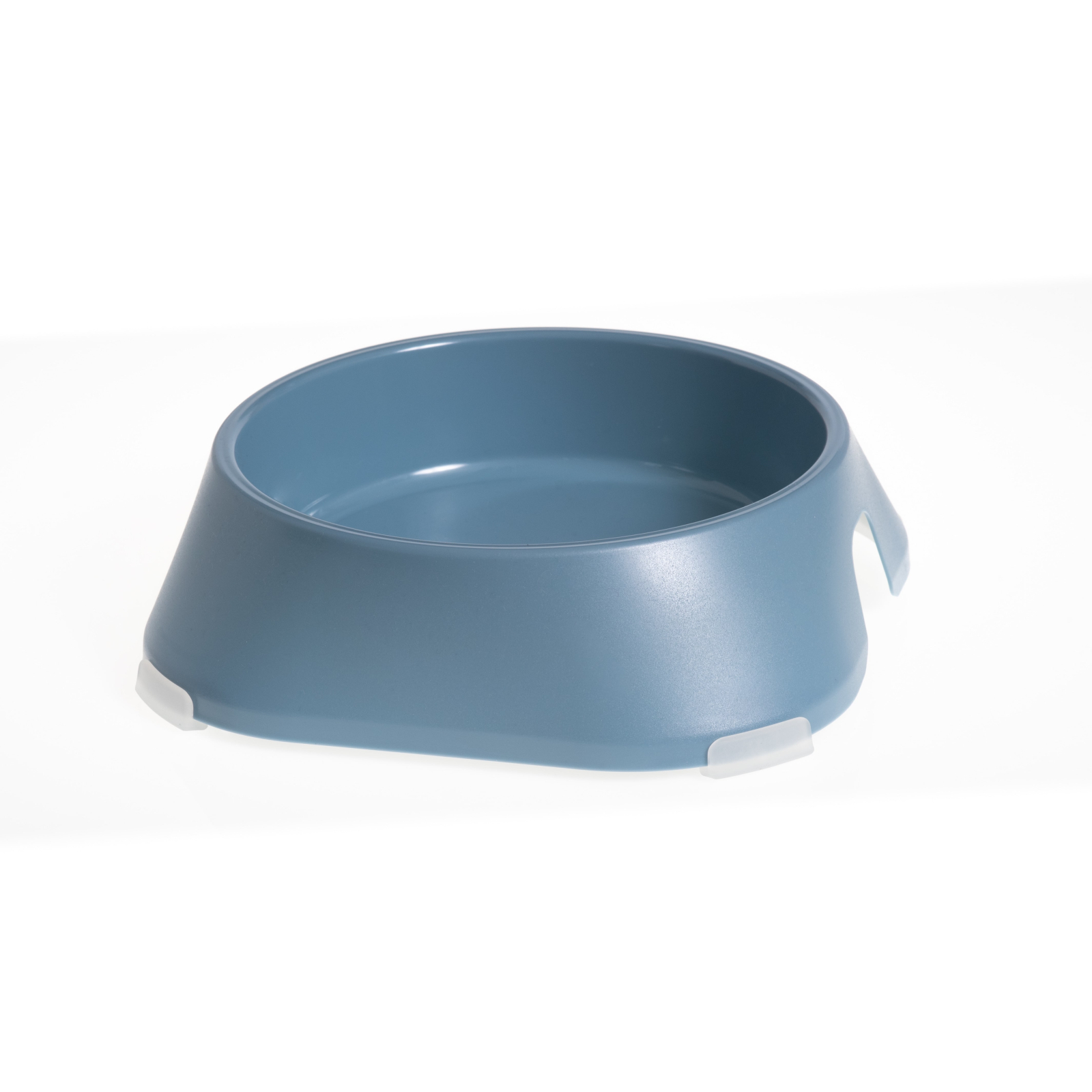 Посуда для собак Fiboo Миска с антискользящими накладками M синяя (FIB0106)