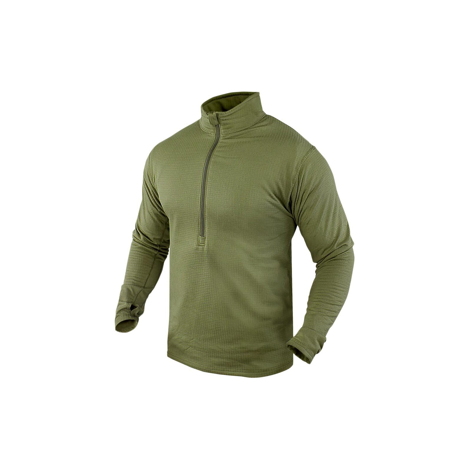 Термокофта Condor-Clothing Base II Zip Pullover Olive Drab XXL (603-001-XXL)