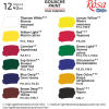 Гуашевые краски Rosa Studio Classic 12 цветов 40 мл special box (4823098531616) изображение 8