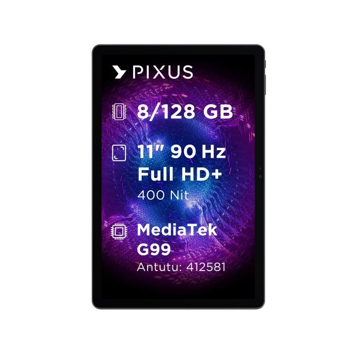 Планшет Pixus Titan 10,95" 8/128Gb LTE Чохол+зарядка, metal, graphite (4897058531695) изображение 2