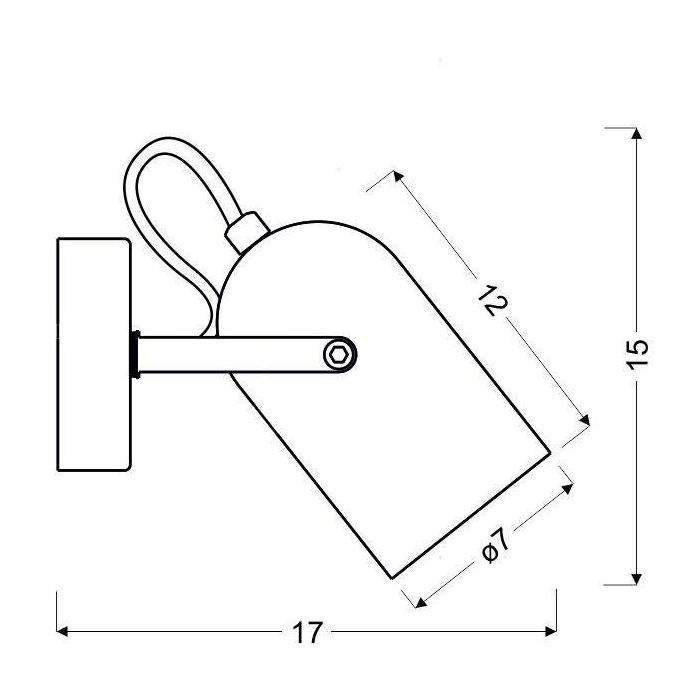 Бра Candellux 91-66473 GRAY (91-66473) изображение 2