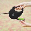 Повідець для собак WAUDOG R-leash з контейнером для пакетів S до 12 кг 3 м чорний (26271) зображення 7