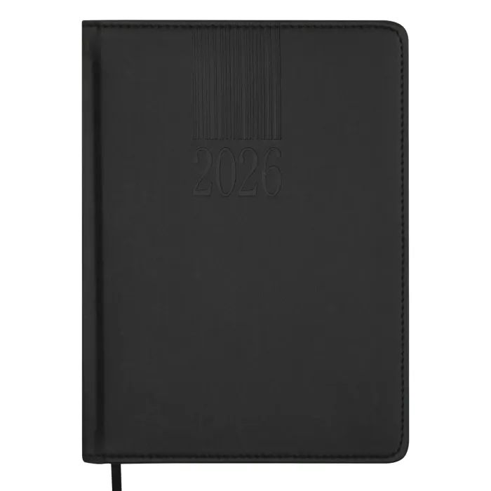 Еженедельник Buromax датированный 2026 CODE, А5 черный (BM.2142-01)
