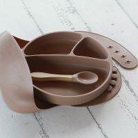 Набір дитячого посуду MinikOiOi BLW SetII-Bubble Beige (101070023) зображення 3