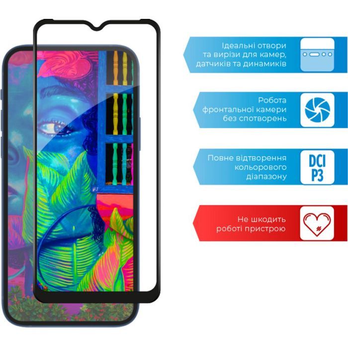 Скло захисне ACCLAB Full Glue Realme C21 (1283126518386) зображення 4